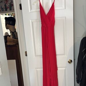 New Elegant Red Jumpsuit